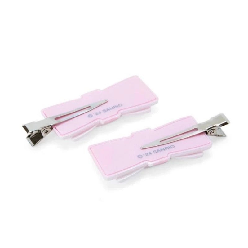 Sanrio 2-Piece Hair Clip Set (Quilted Ribbon)