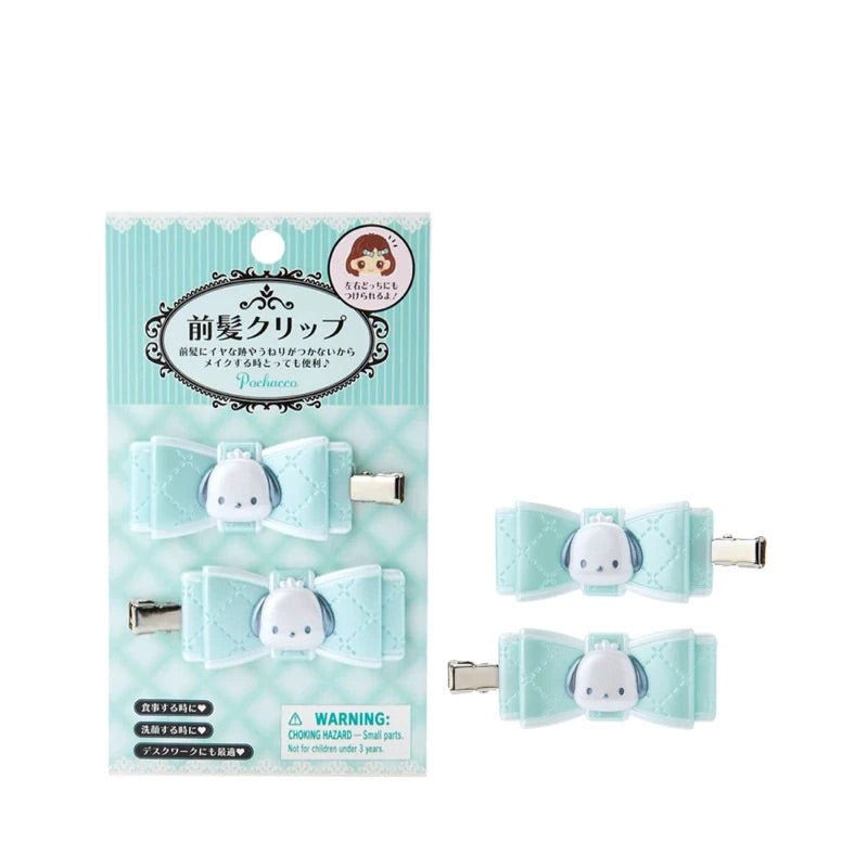 Sanrio 2-Piece Hair Clip Set (Quilted Ribbon)