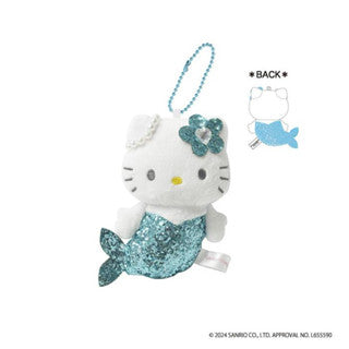 Hello Kitty Fantasy Mermaid Collection Plush Keychain ♡