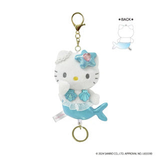 Hello Kitty Fantasy Mermaid Collection Plush Keychain ♡